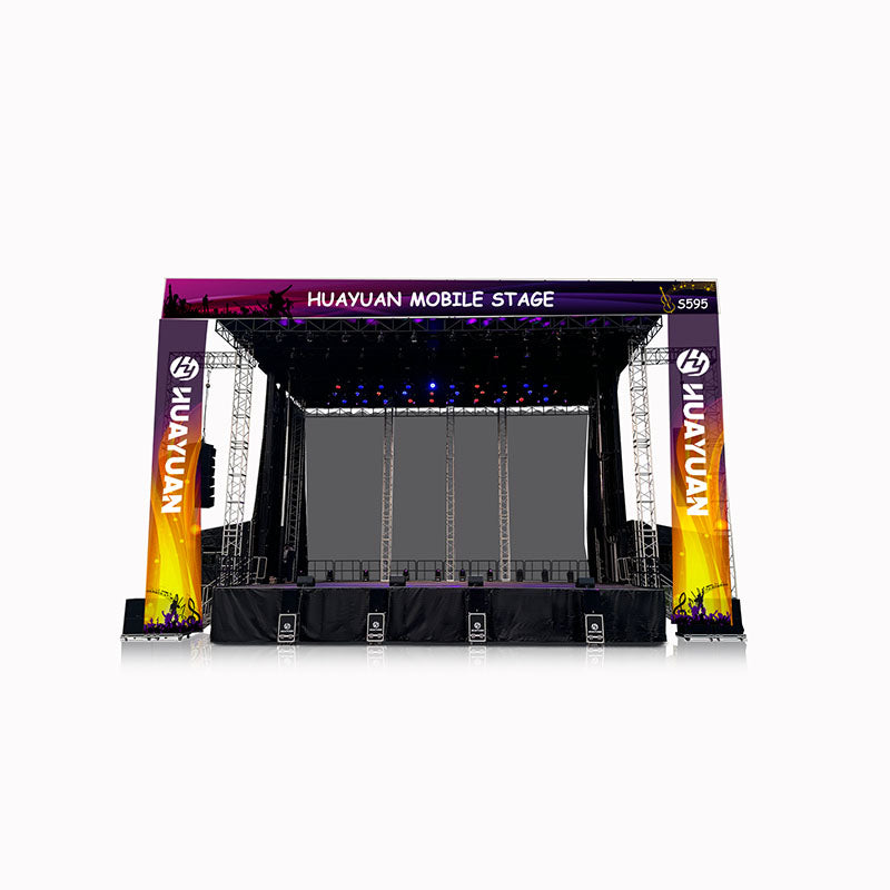 HY-S595 semi trailer mobile stage