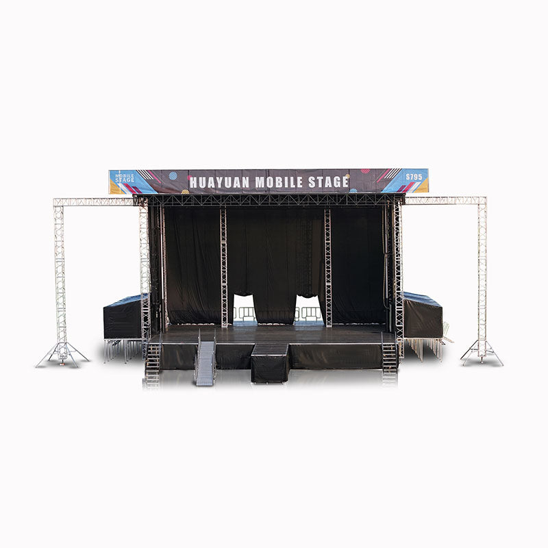 HY-S795 semi trailer mobile stage