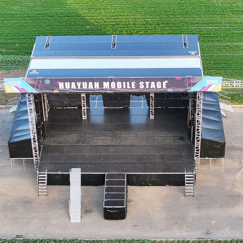 HY-S795 semi trailer mobile stage