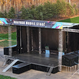 HY-S795 semi trailer mobile stage