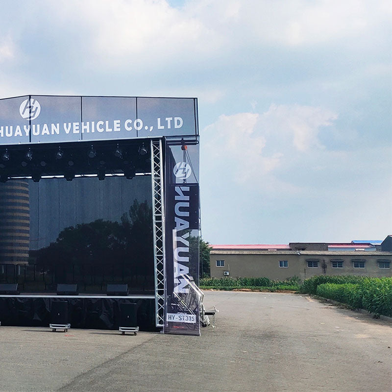HY-ST315 mobile stage trailer