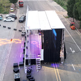 HY-S465 semi trailer mobile stage