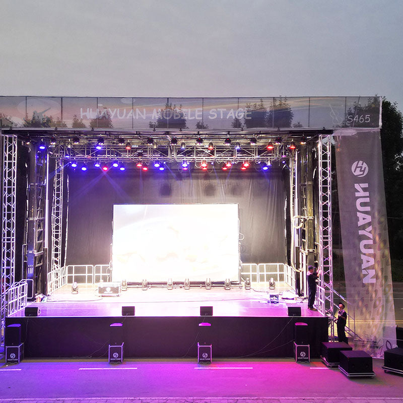 HY-S465 semi trailer mobile stage