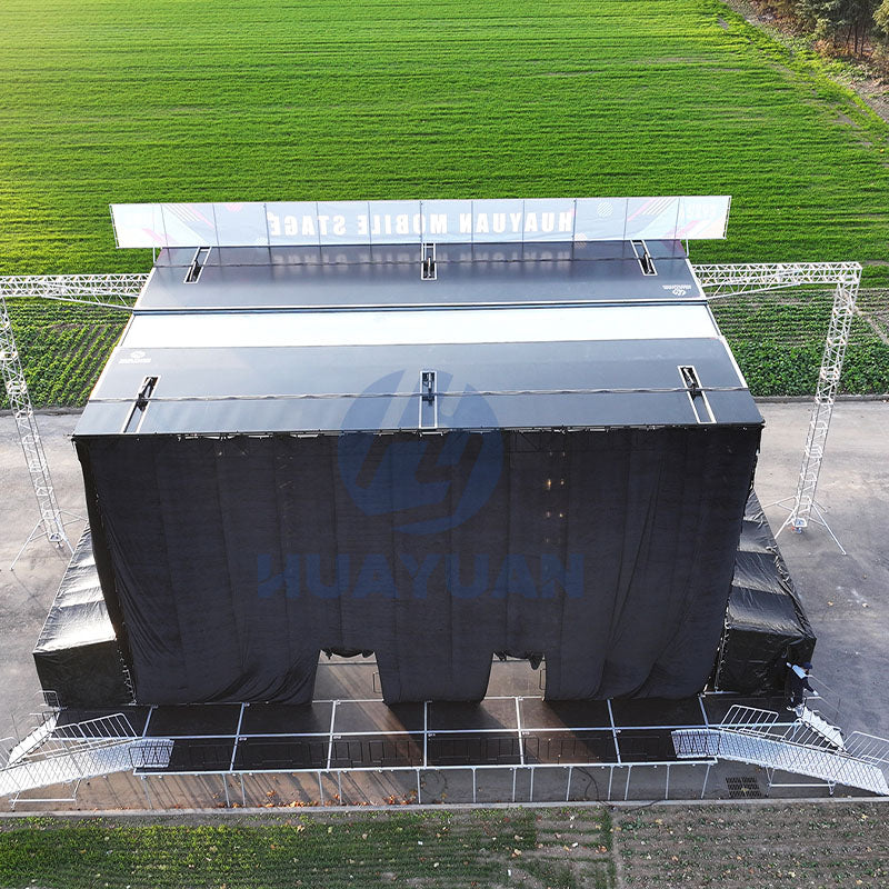 HY-S795 semi trailer mobile stage