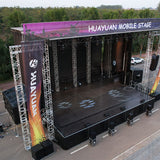 HY-S595 semi trailer mobile stage