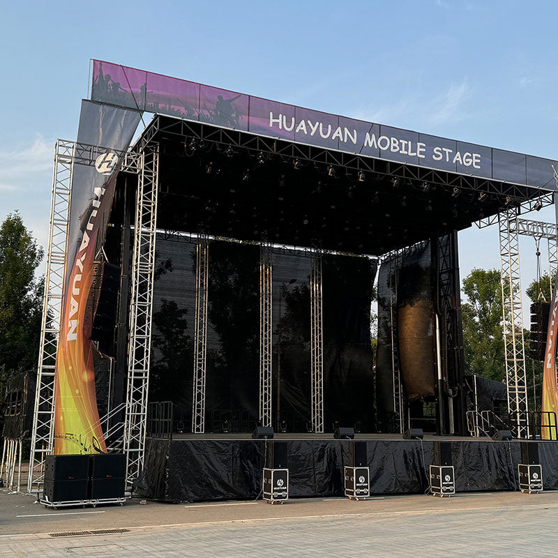HY-S595 semi trailer mobile stage