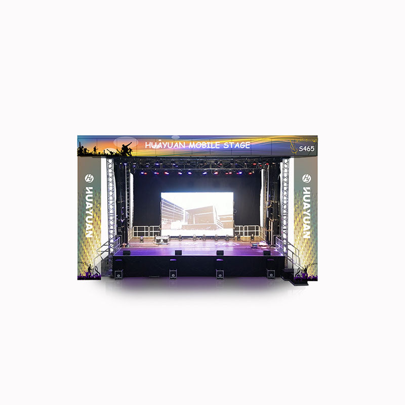 HY-S465 semi trailer mobile stage