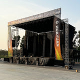 HY-S595 semi trailer mobile stage