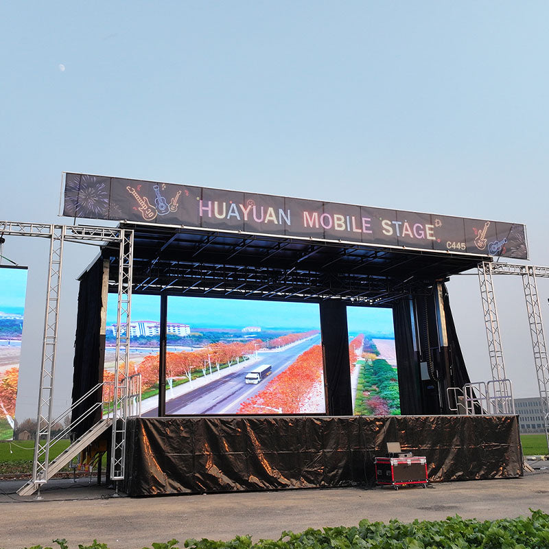 HY-C445 Containerized Mobile Stage – hymobilestage.com